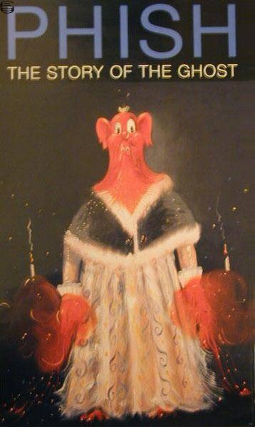 A famous collaboration on album art by George Condo for Phish Story of the Ghost