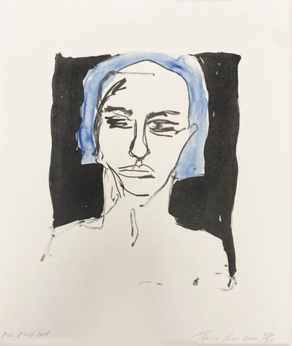 One of Britain&rsquo;s most well known women artists, Tracey Emin, is known for her intimate self portrayal, as in this self portrait titled, Me - May 2019 (2020)