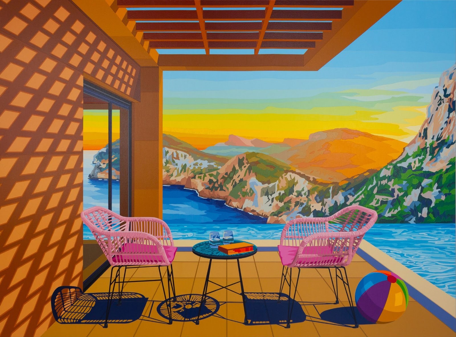 A tranquil scene unfolds in Will Martyr&rsquo;s Nothing Else To Do Today (2026), an excellent work to consider when looking for art to invest in now.