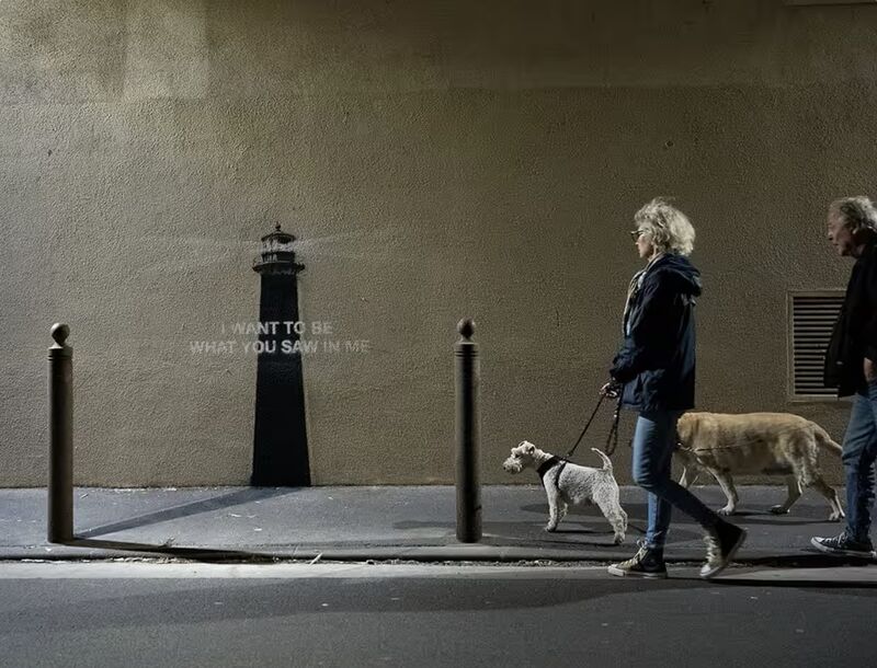 New Banksy graffiti is unveiled in Marseilles, France, on May 30 2025.